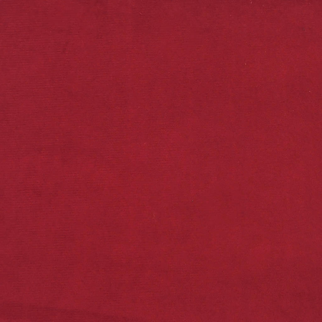Divano Letto a 2 Posti Rosso Vino in Velluto 375879