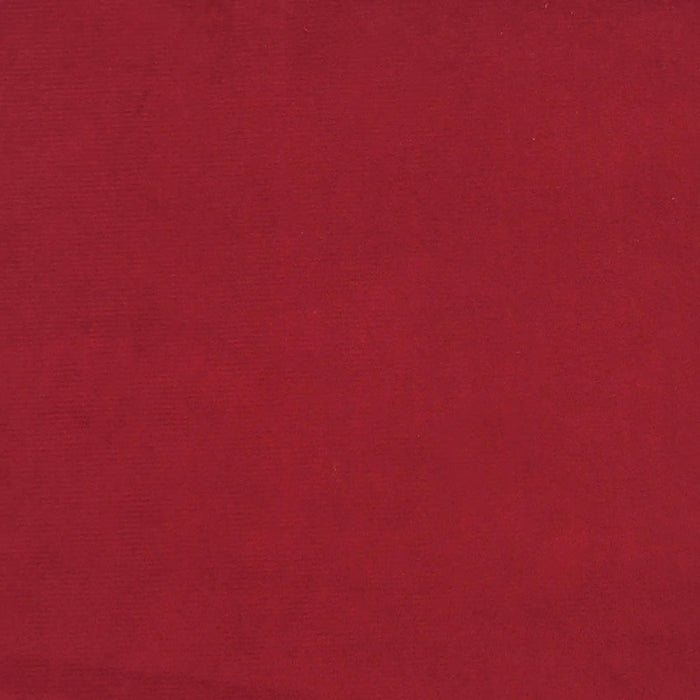 Divano Letto a 2 Posti Rosso Vino in Velluto 375879