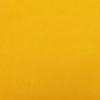 Divano Letto a 2 Posti Giallo in Velluto