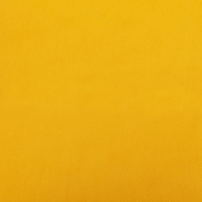 Divano Letto a 2 Posti Giallo in Velluto