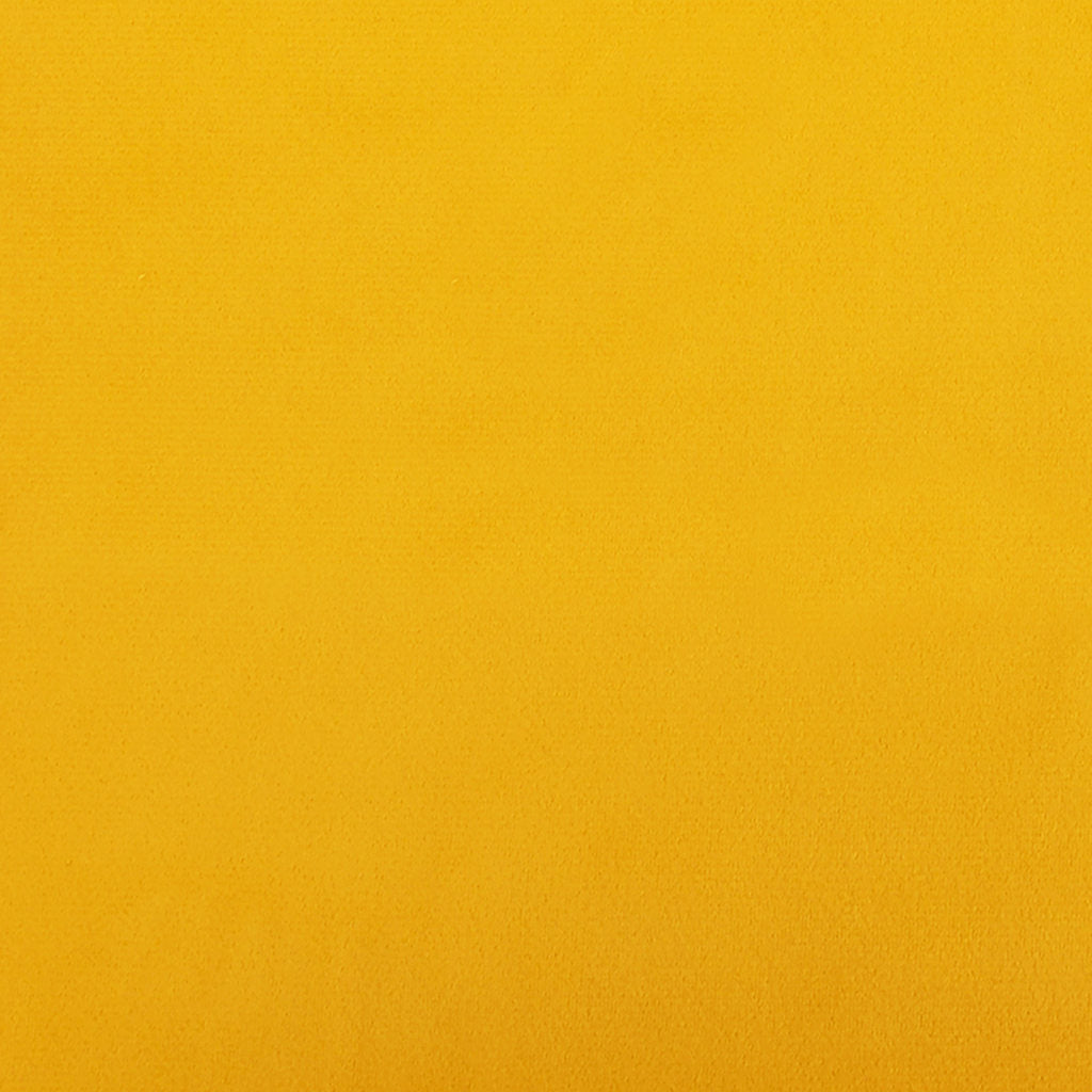 Divano Letto a 2 Posti Giallo in Velluto 375881