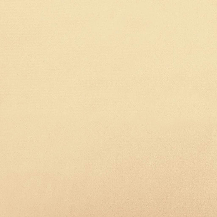 Divano Letto a 2 Posti Crema in Velluto