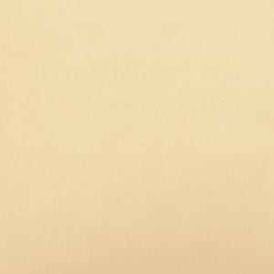 Divano Letto a 2 Posti Crema in Velluto 375883