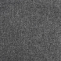 Divano Letto a 2 Posti con 2 Cuscini Grigio Scuro in Tessuto 375888