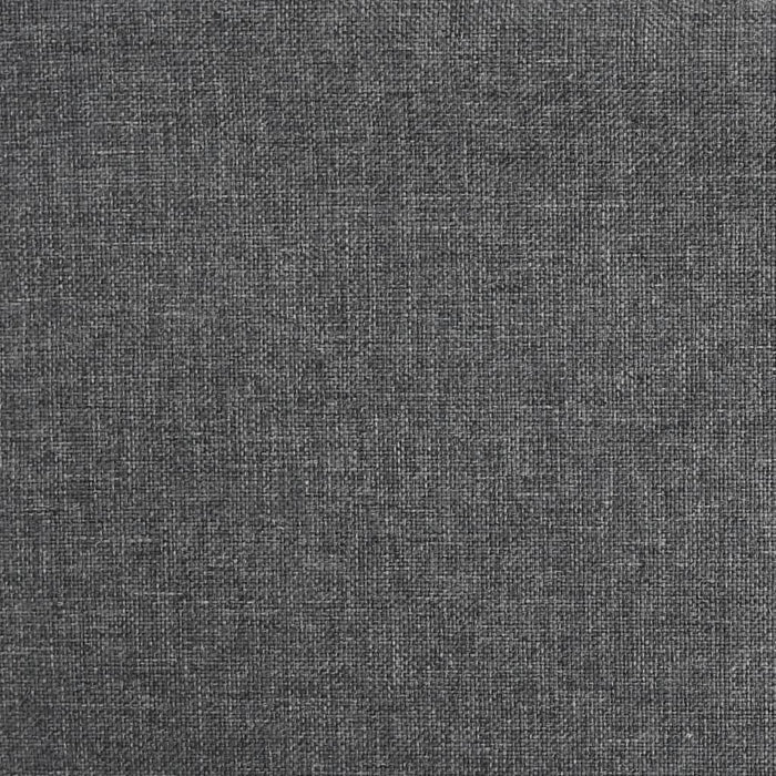 Divano Letto a 2 Posti con 2 Cuscini Grigio Scuro in Tessuto 375888