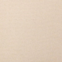 Divano Letto a 2 Posti con 2 Cuscini Crema in Tessuto