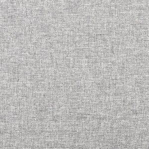 Divano Letto a 2 Posti con 2 Cuscini Grigio Chiaro in Tessuto