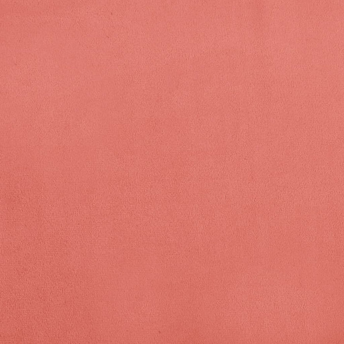 Divano Letto a 2 Posti con 2 Cuscini Rosa in Velluto 375913