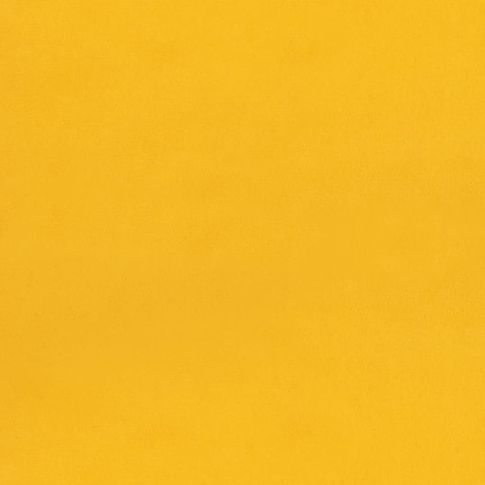 Divano Letto a 2 Posti con 2 Cuscini Giallo in Velluto 375924