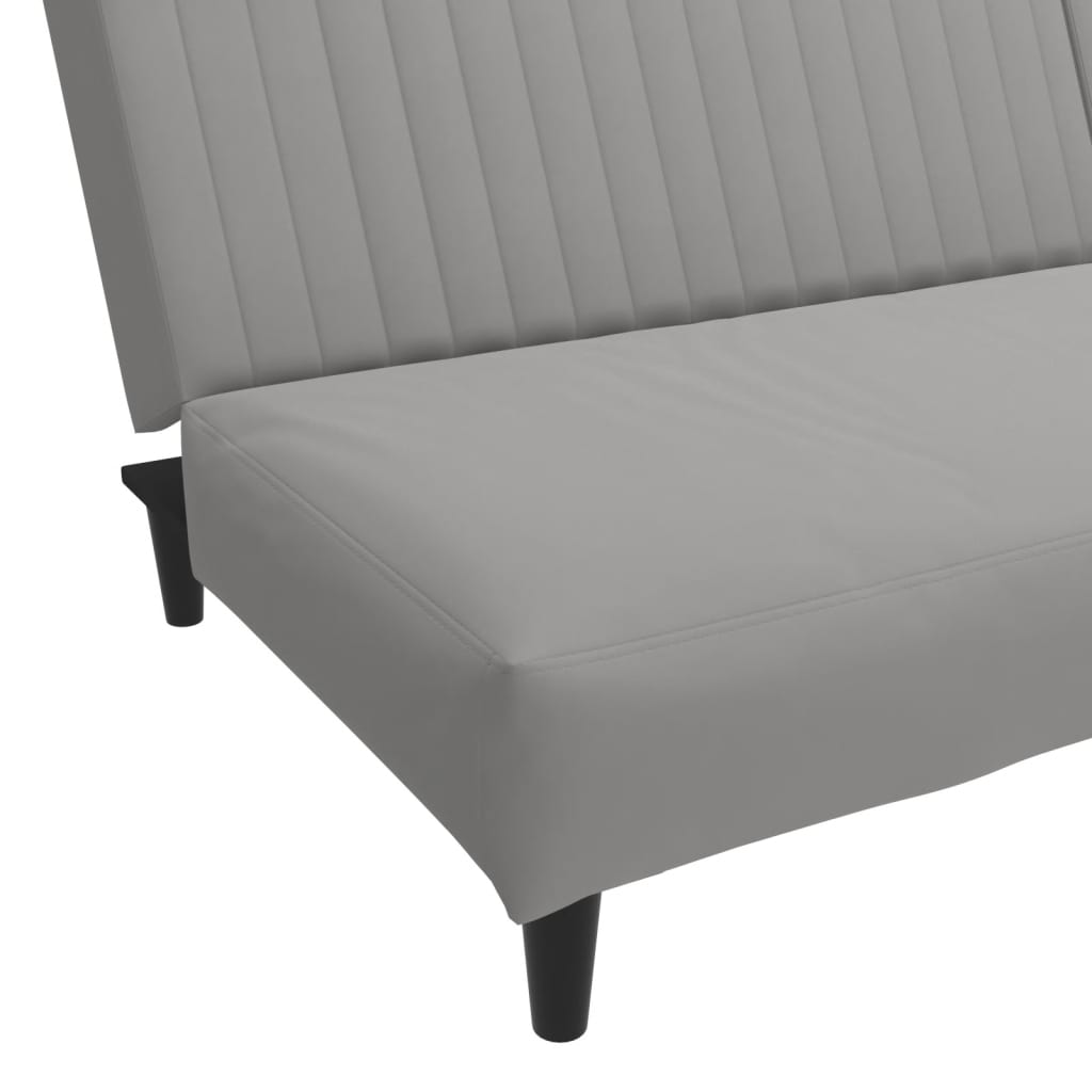 Divano Letto a 2 Posti-Sofa Letto 2 Posti-Daybed Grigio Chiaro in Velluto 175564