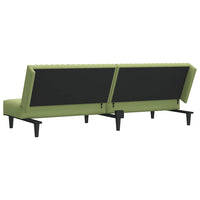 Divano Letto a 2 Posti-Sofa Letto 2 Posti-Daybed Verde Chiaro in Velluto 265602