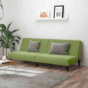 Divano Letto a 2 Posti-Sofa Letto 2 Posti-Daybed Verde Chiaro in Velluto 265602