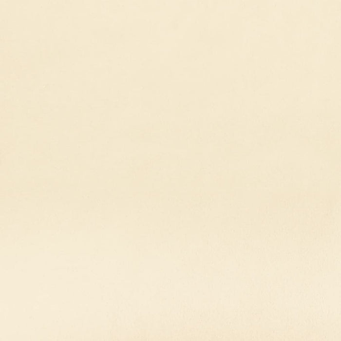 Divano Letto a 2 Posti Crema in Velluto 375935