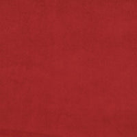 Divano Letto a 2 Posti Rosso Vino in Velluto 375942