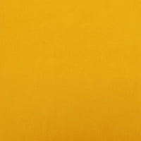 Divano Letto a 2 Posti Giallo in Velluto 375944