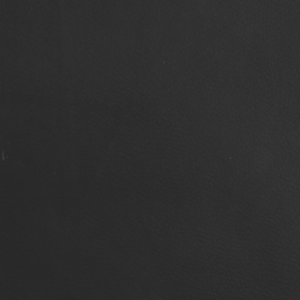 Divano Letto a 2 Posti Nero in Similpelle 375947