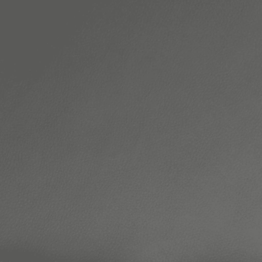 Divano Letto a 2 Posti Grigio in Similpelle 375949