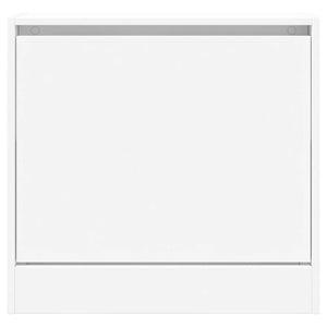 Scarpiera scarpiera mobile contenitore ingresso corridoio soggiorno 60 x 21 x 57 cm legno ingegnerizzato bianco 02_0021478