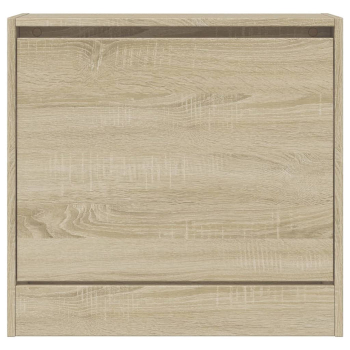 Scarpiera scarpiera mobile contenitore ingresso corridoio soggiorno Sonoma 60 x 21 x 57 cm in legno ingegnerizzato marrone 02_0021708