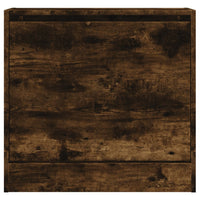Scarpiera Rovere Fumo 60x21x57 cm in Legno Multistrato 839886