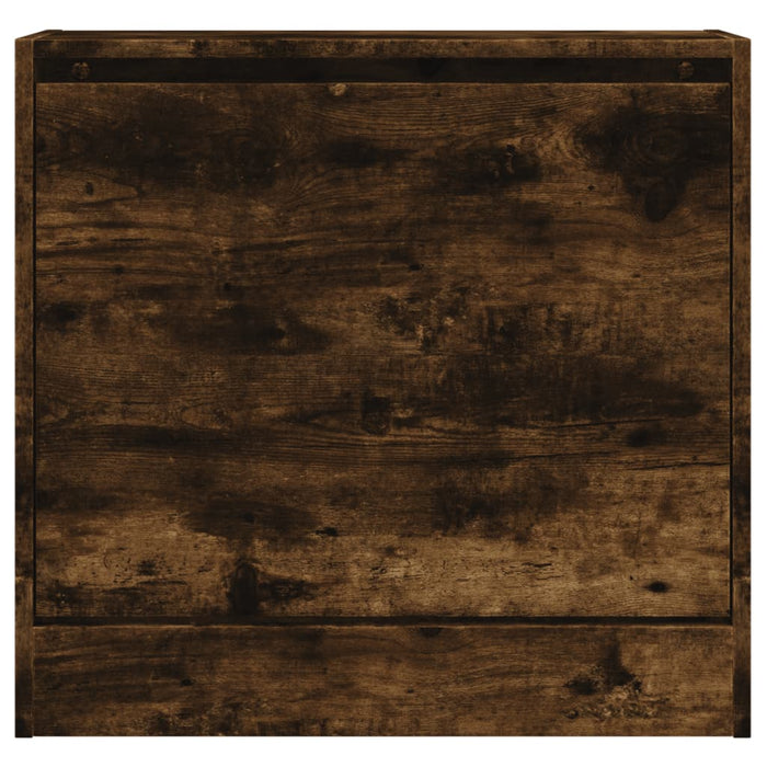 Scarpiera Rovere Fumo 60x21x57 cm in Legno Multistrato 839886