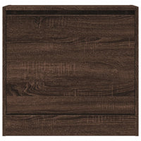 Scarpiera Rovere Marrone 60x21x57 cm in Legno Multistrato