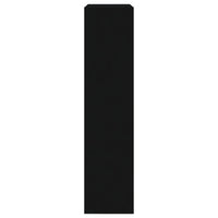 Scarpiera Nera 60x21x87,5 cm in Legno Multistrato 839890