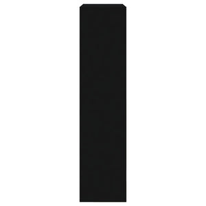 Scarpiera Nera 60x21x87,5 cm in Legno Multistrato 839890
