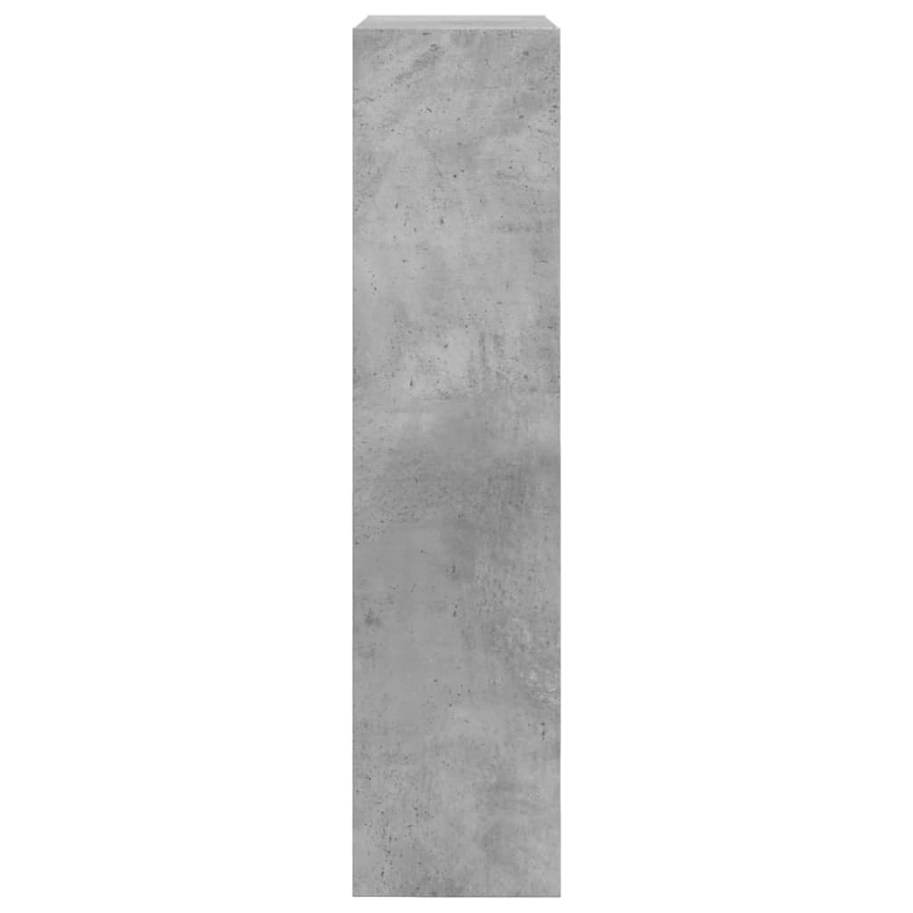 Scarpiera Grigio Cemento 60x21x87,5 cm in Legno Multistrato 839892