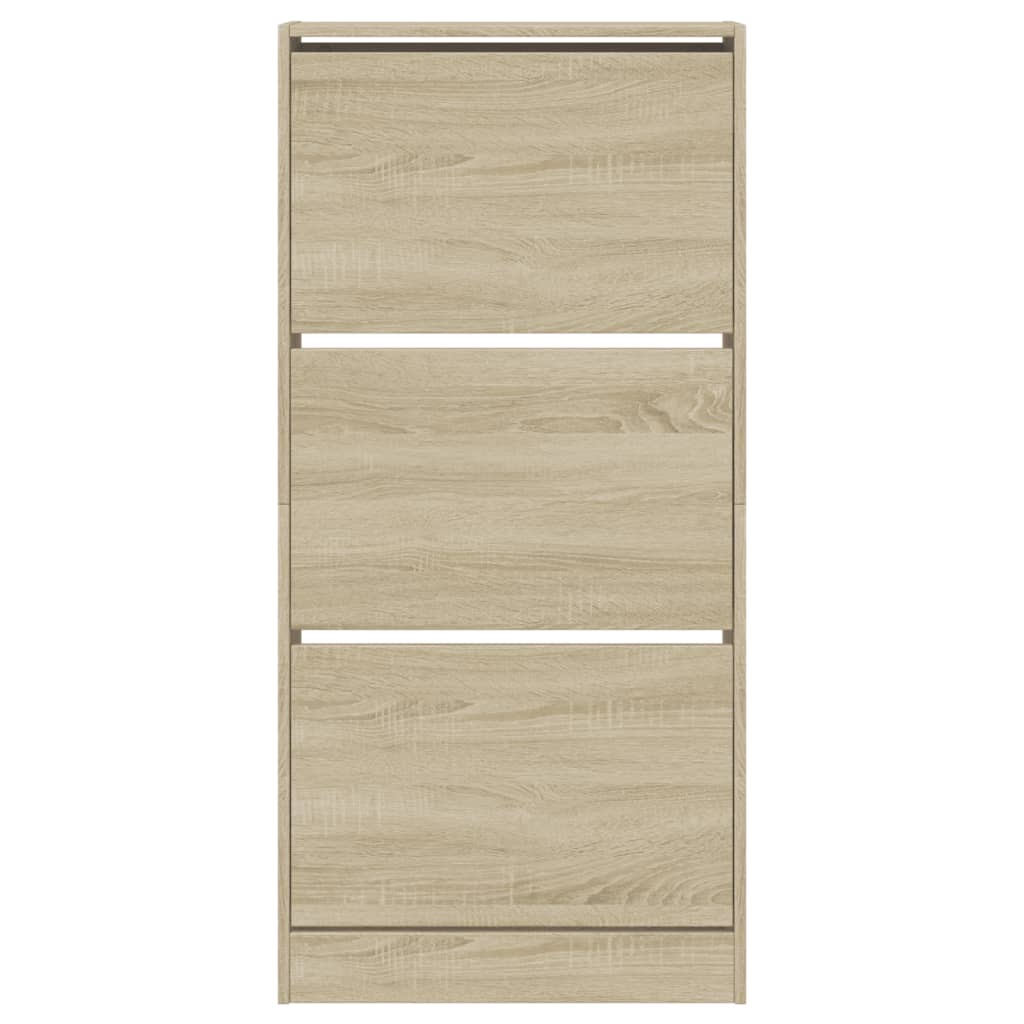 Scarpiera Rovere Sonoma 60x21x125,5 cm in Legno Multistrato 839898