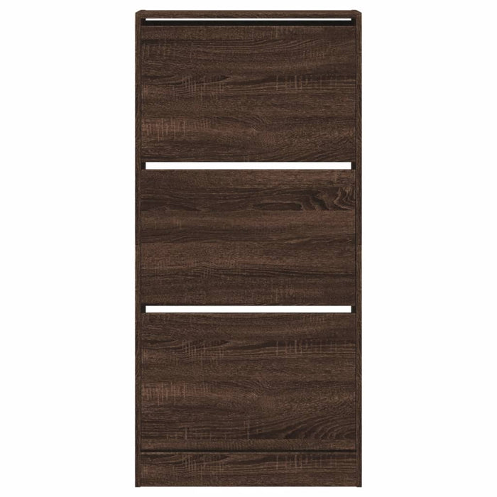 Scarpiera scarpiera mobile contenitore ingresso corridoio soggiorno 60 x 21 x 1255 cm legno ingegnerizzato marrone 02_0021635