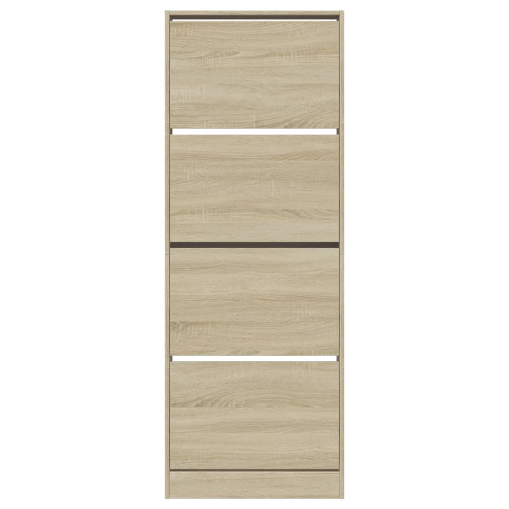 Scarpiera Rovere Sonoma 60x21x163,5 cm in Legno Multistrato 839905