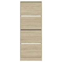 Scarpiera Rovere Sonoma 60x21x163,5 cm in Legno Multistrato 839905