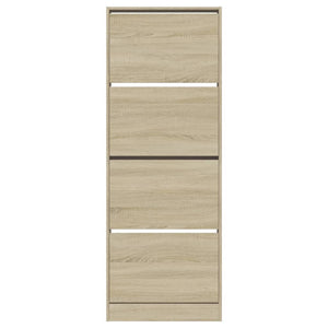 Scarpiera Rovere Sonoma 60x21x163,5 cm in Legno Multistrato 839905