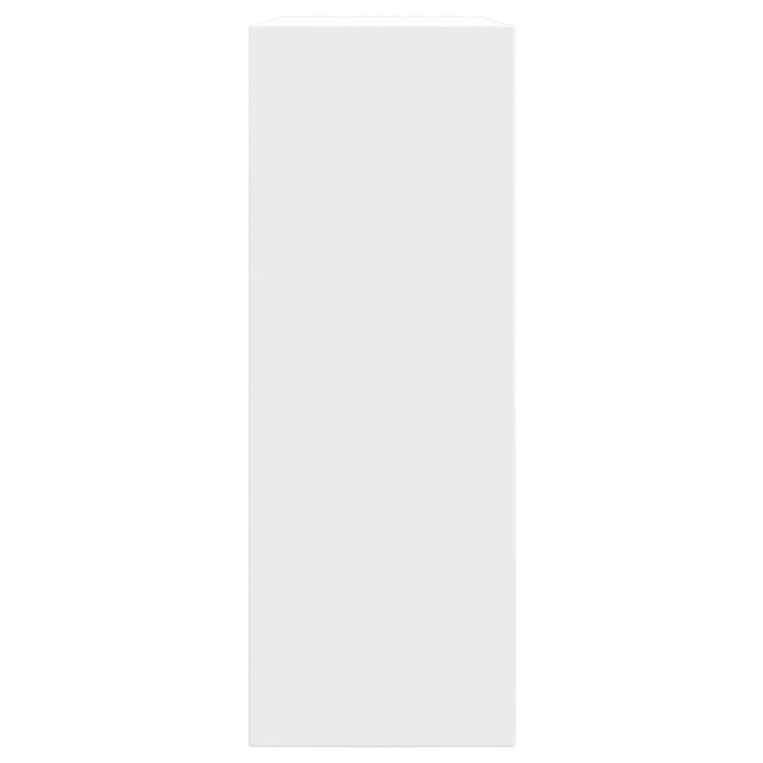 Scarpiera Bianca 80x21x57 cm in Legno Multistrato