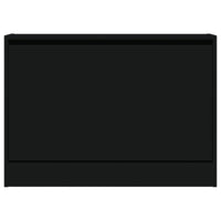 Scarpiera Nera 80x21x57 cm in Legno Multistrato 839911