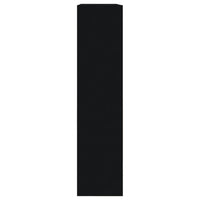 Scarpiera Nera 80x21x87,5 cm in Legno Multistrato