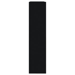 Scarpiera Nera 80x21x87,5 cm in Legno Multistrato