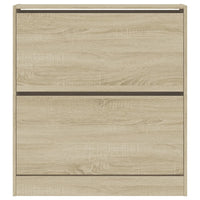 Scarpiera Rovere Sonoma 80x21x87,5 cm in Legno Multistrato 839919