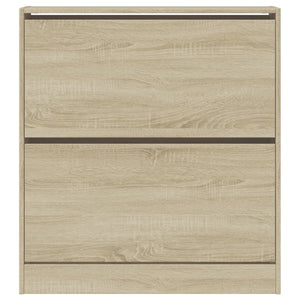 Scarpiera scarpiera mobile portaoggetti ingresso corridoio soggiorno Sonoma 80 x 21 x 87,5 cm MDF marrone 02_0021732