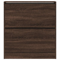 Scarpiera Rovere Marrone 80x21x87,5 cm in Legno Multistrato 839923