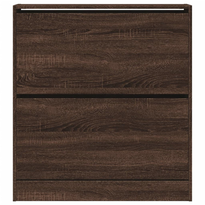 Scarpiera Rovere Marrone 80x21x87,5 cm in Legno Multistrato 839923