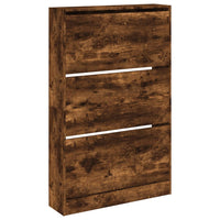 Scarpiera scarpiera mobile contenitore ingresso corridoio soggiorno 80 x 21 x 1255 cm legno ingegnerizzato marrone 02_0021588