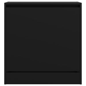 Scarpiera Nera 60x34x63,5 cm in Legno Multistrato 839939