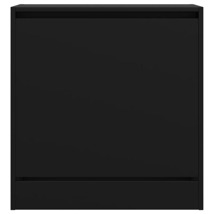Scarpiera Nera 60x34x63,5 cm in Legno Multistrato 839939