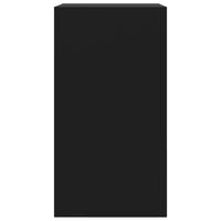 Scarpiera Nera 60x34x63,5 cm in Legno Multistrato 839939