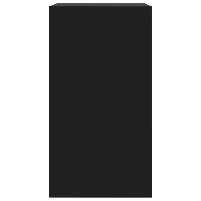 Scarpiera Nera 60x34x63,5 cm in Legno Multistrato 839939