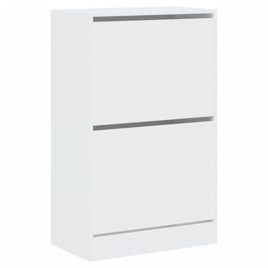 Scarpiera scarpiera mobile portaoggetti ingresso corridoio soggiorno 60 x 34 x 96,5 cm legno composito bianco 02_0021483