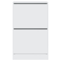 Scarpiera Bianca 60x34x96,5 cm in Legno Multistrato 839945