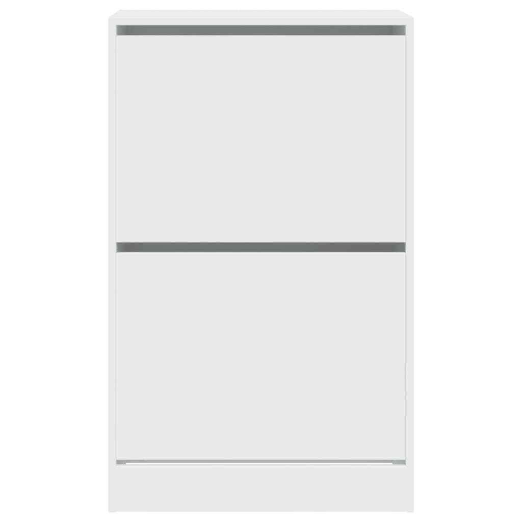 Scarpiera scarpiera mobile portaoggetti ingresso corridoio soggiorno 60 x 34 x 96,5 cm legno composito bianco 02_0021483